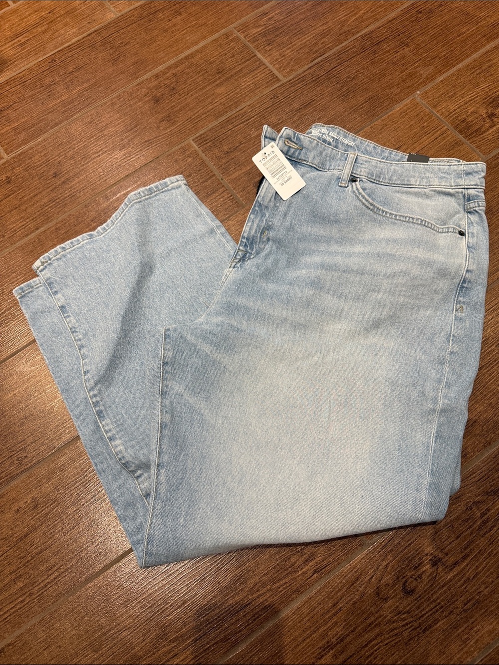 20s Torrid Light Wash Straight Leg Jeans